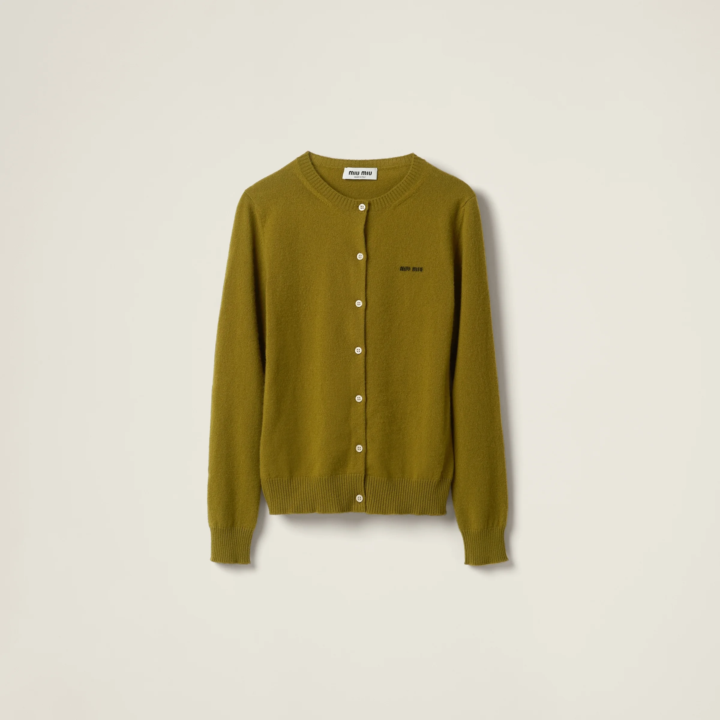 Cashmere knit cardigan - 1