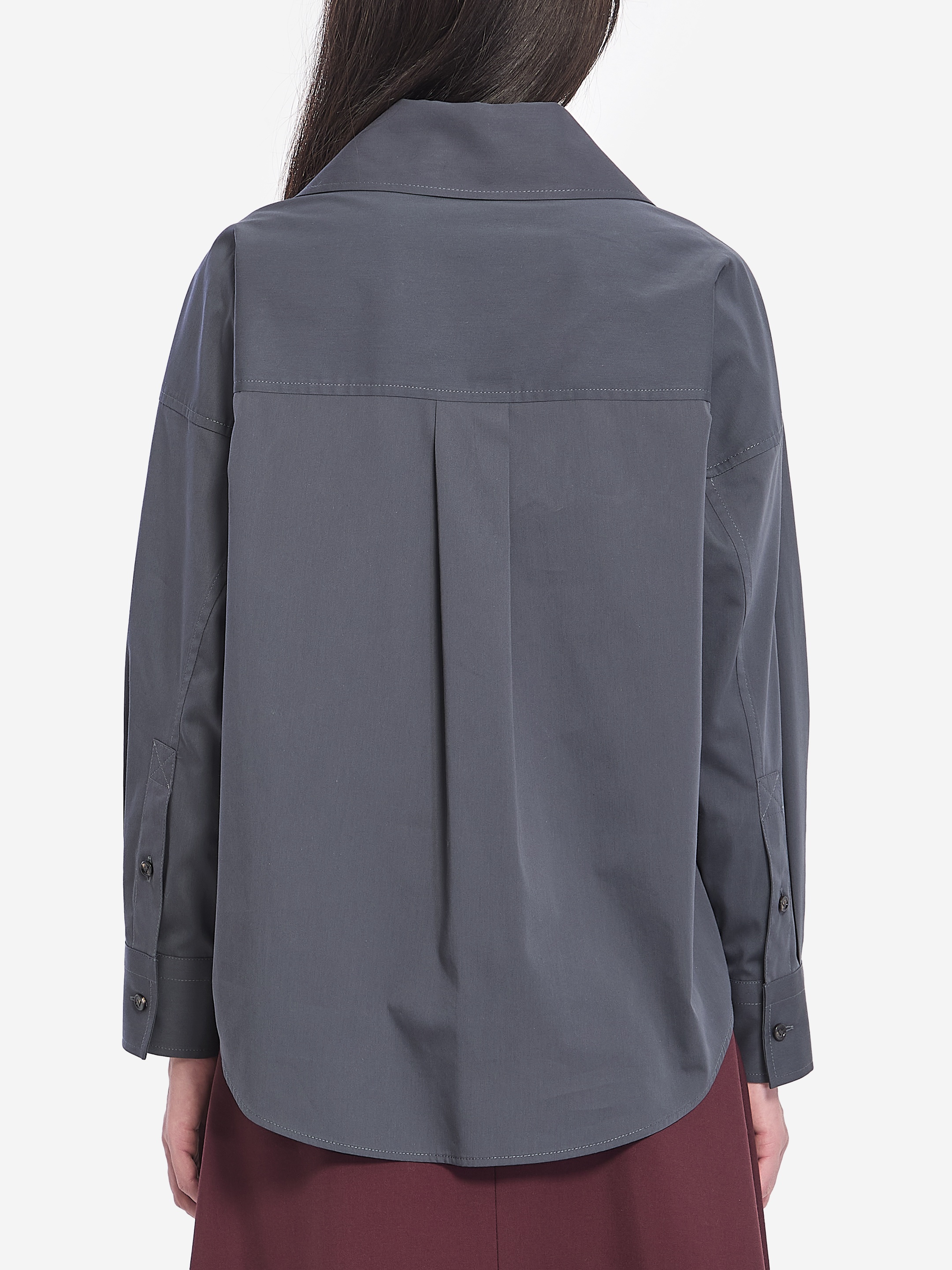 Cotton and silk shirt - 3