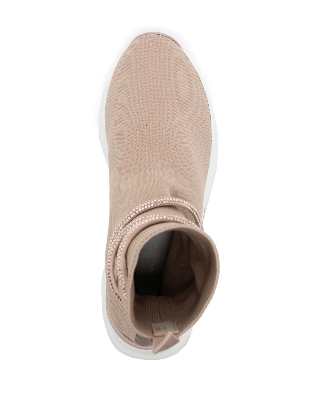 wraparound-strap sock sneakers - 4