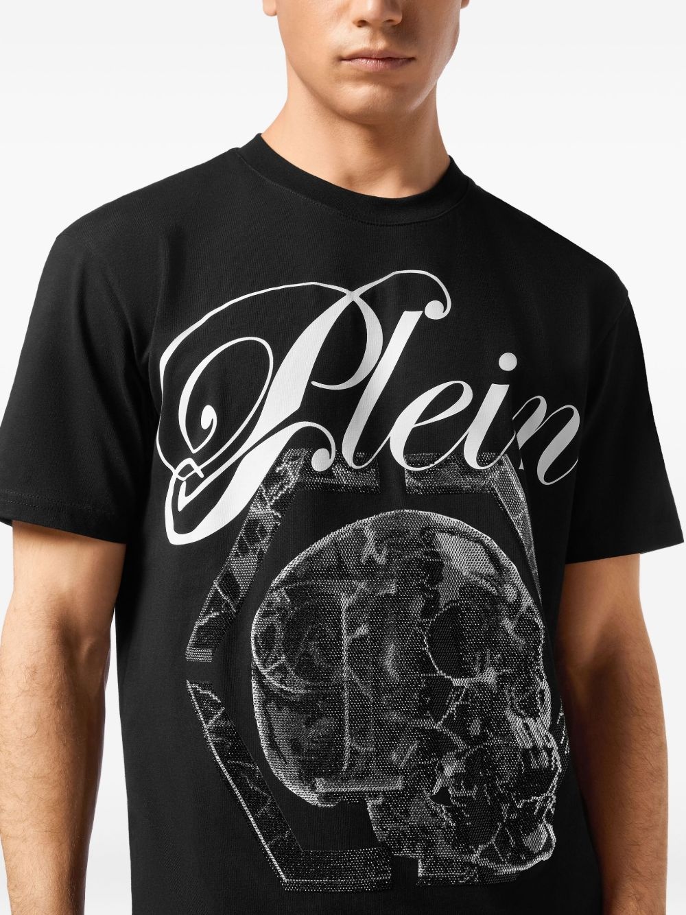 Marble Skull-print T-shirt - 4
