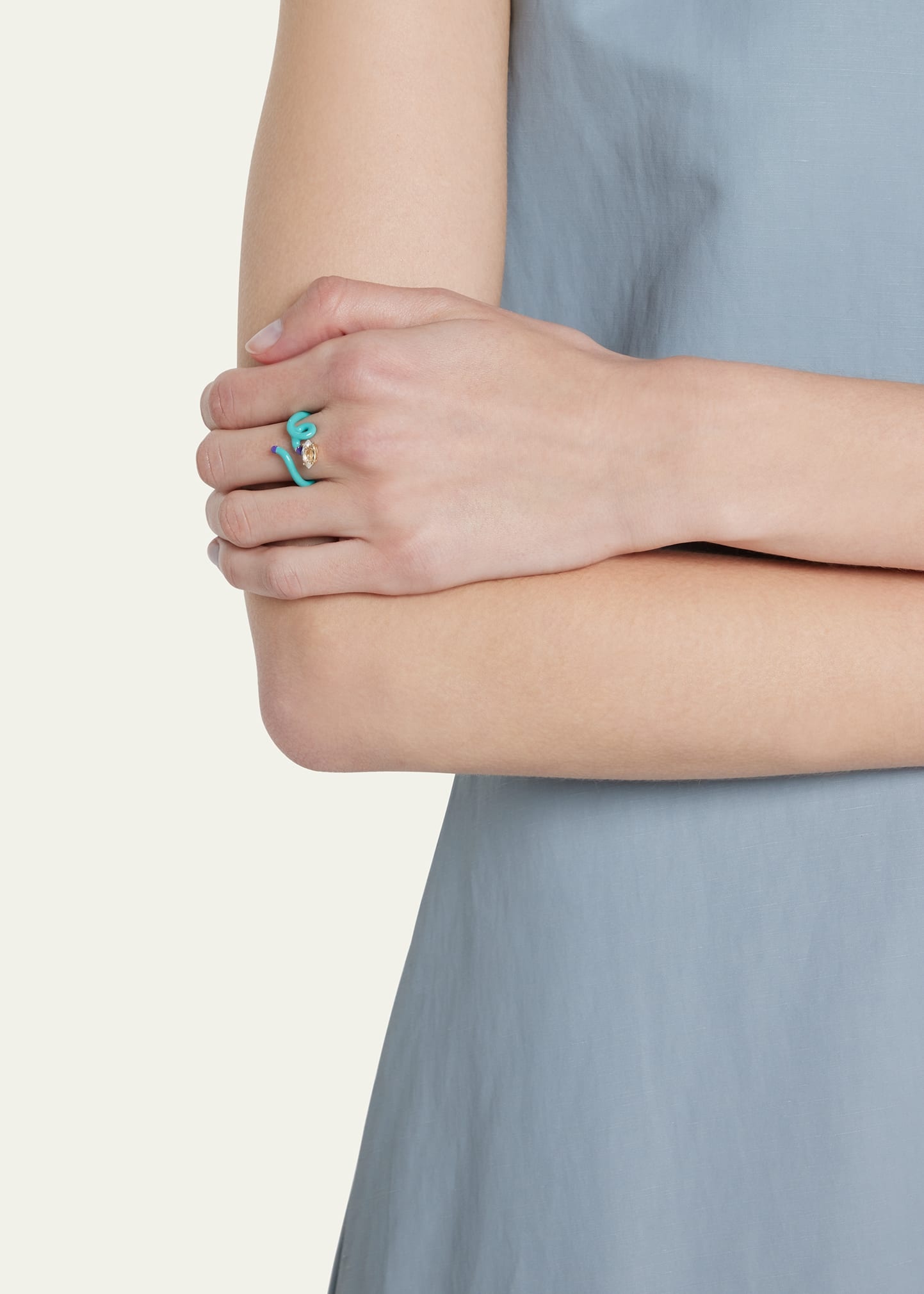 Baby Vine Tendril Ring - 2