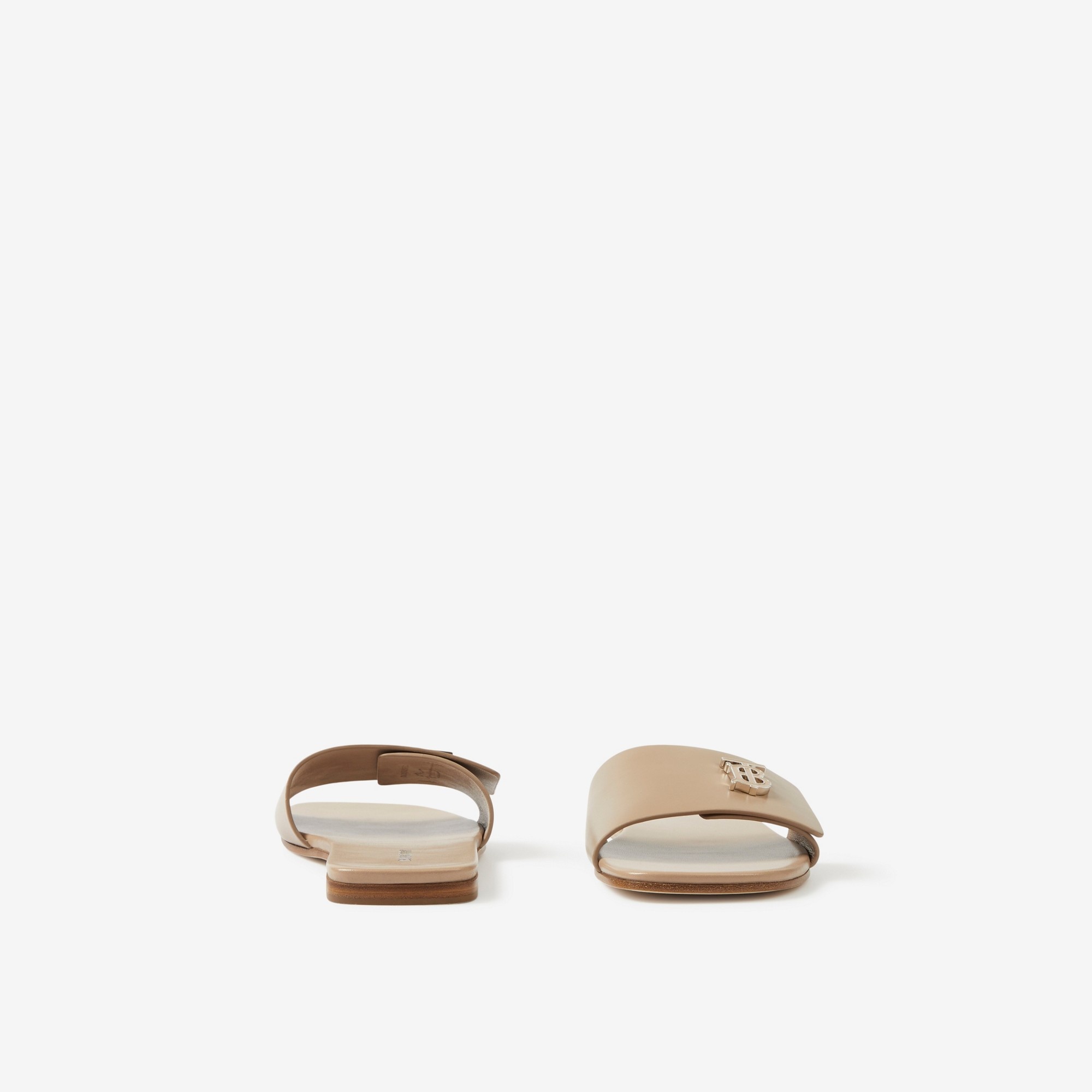 Monogram Motif Leather Slides - 4