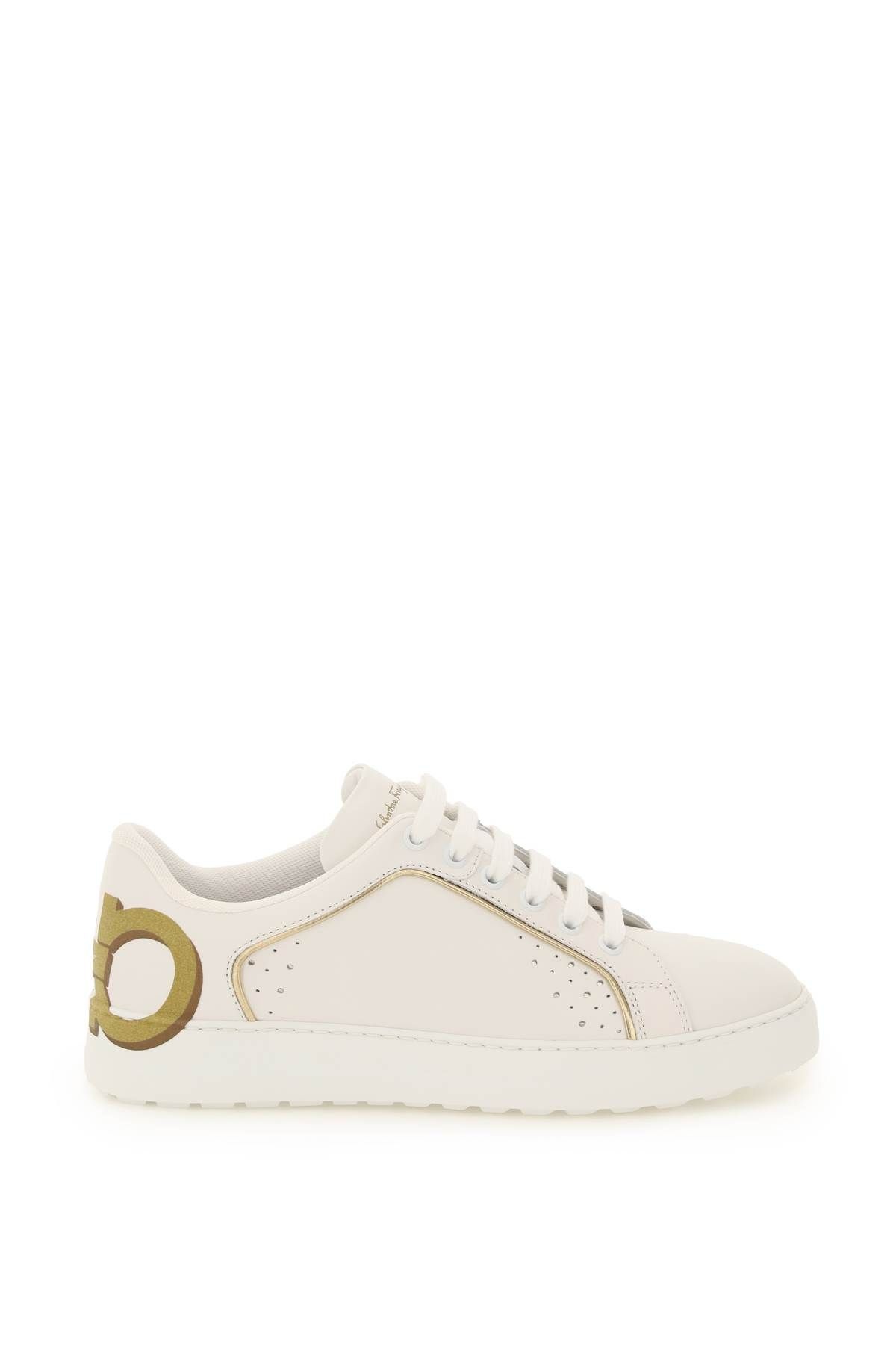 LEATHER GANCINI SNEAKERS - 1