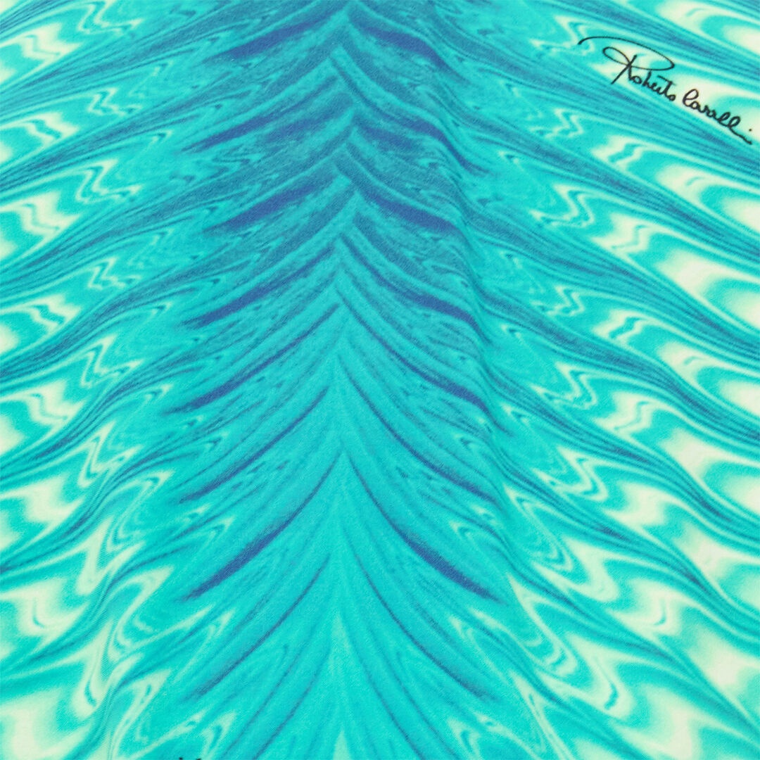 Trikini With Optical Glass Print And Snake Ring - 5