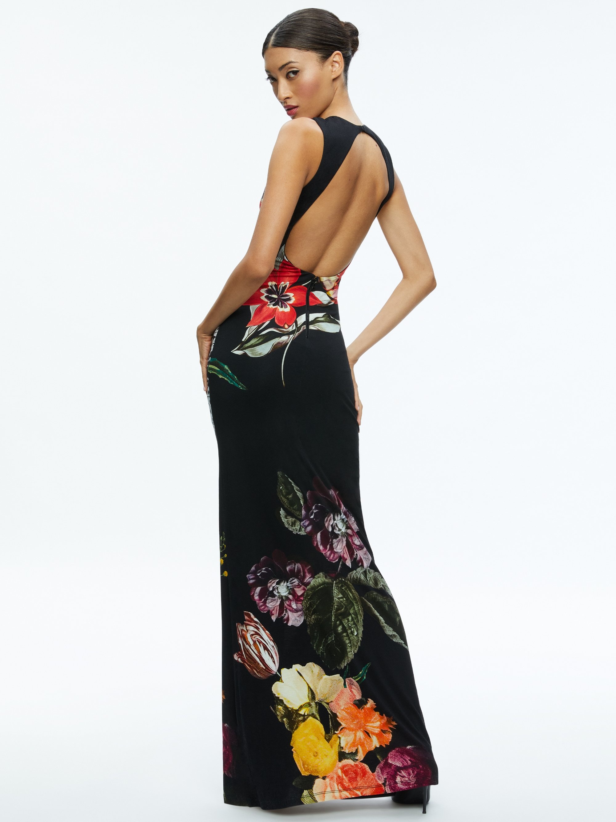 DELORA OPEN BACK MAXI DRESS - 4