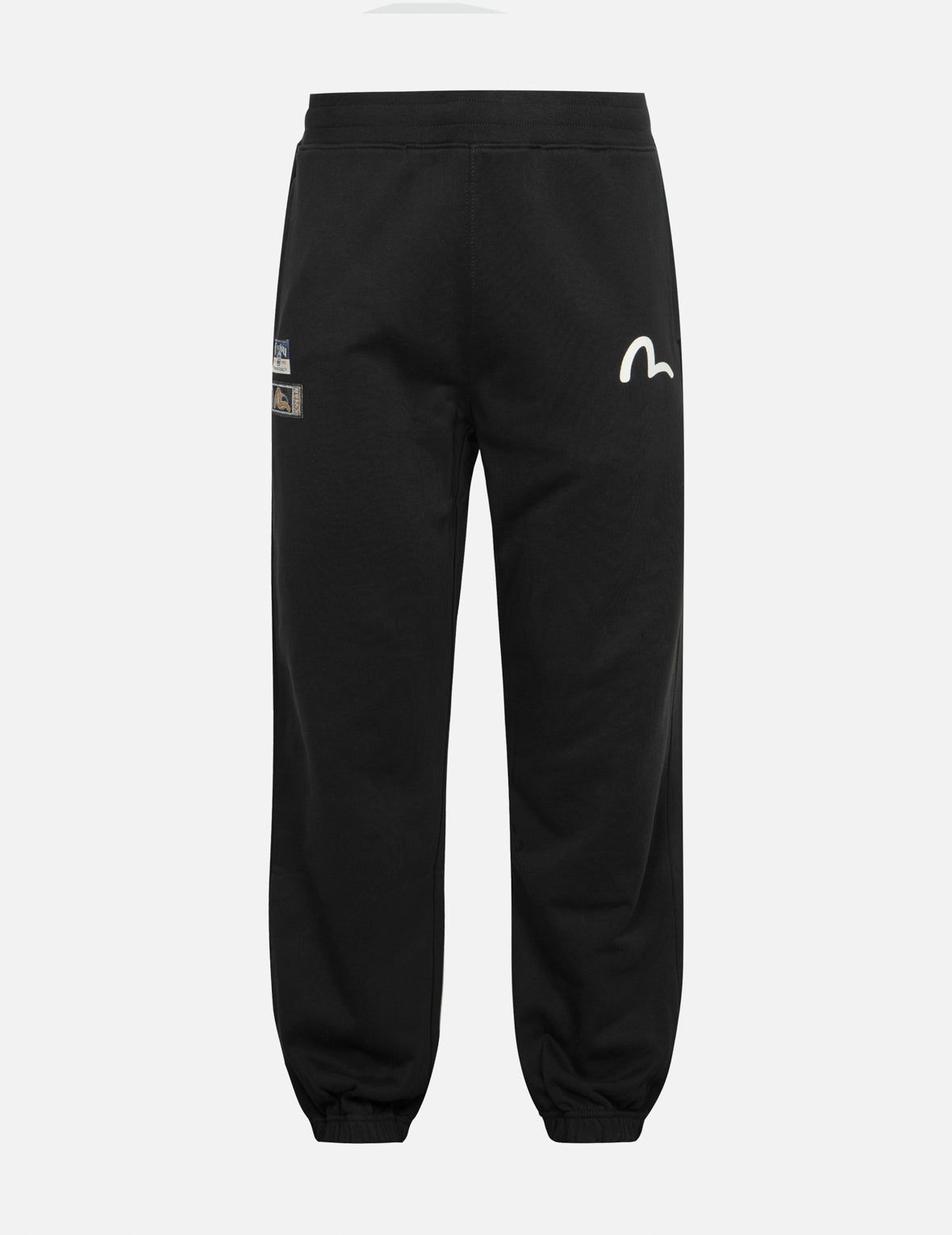POCKET-SHAPED DARUMA AND SEAGULL PRINT STRAIGHT FIT SWEATPANTS - 2