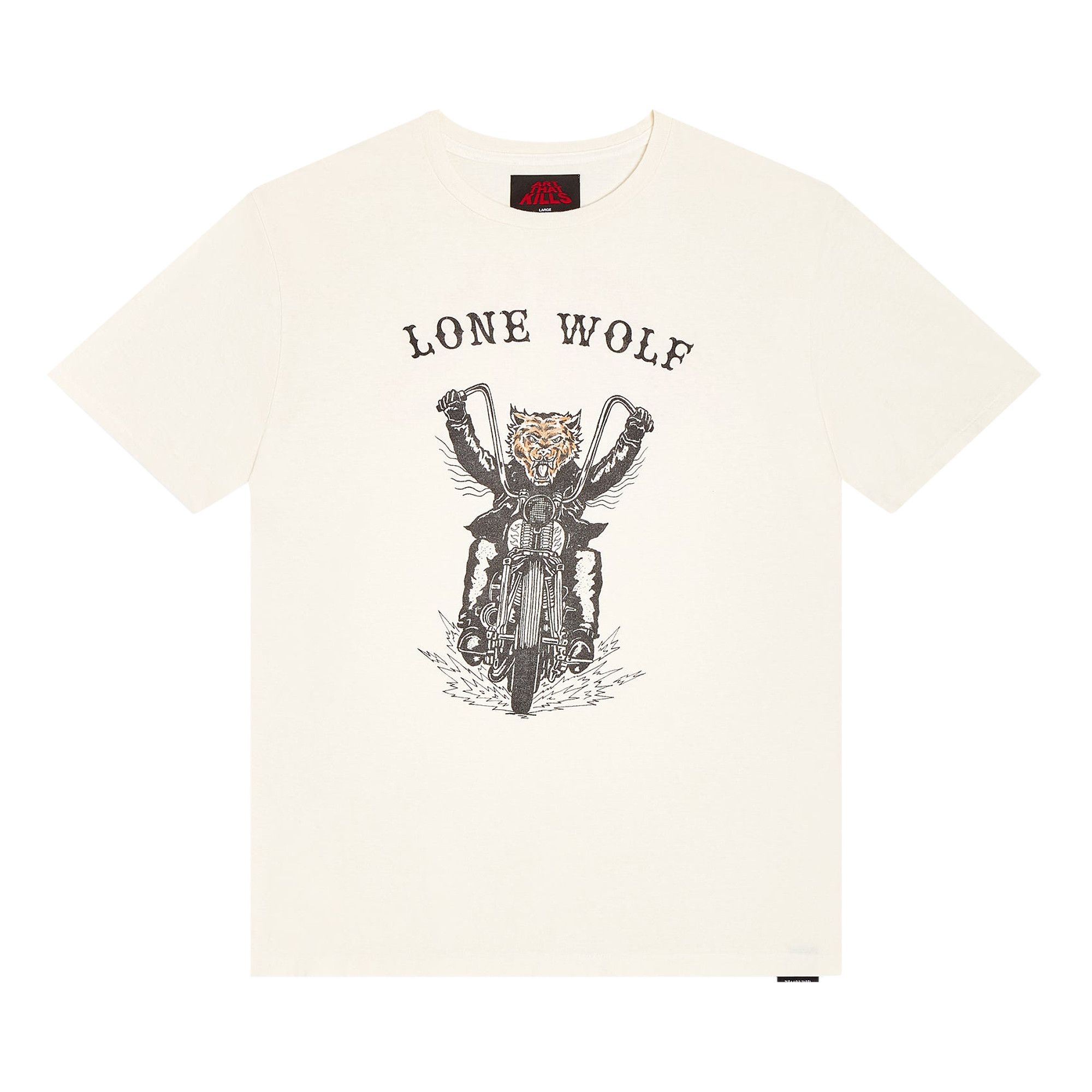 Gallery Dept. Lone Wolf Tee 'Light Archival White' - 1