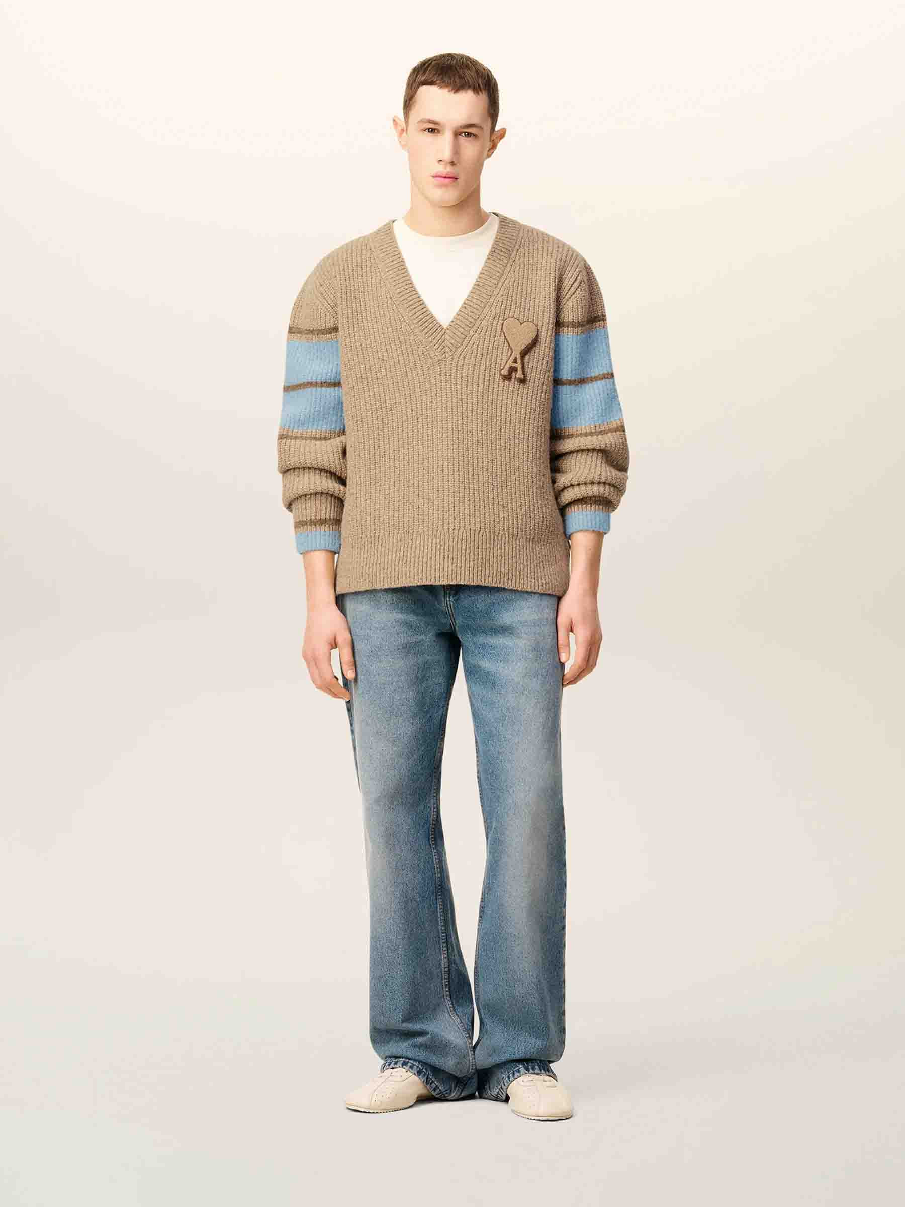 WOOL COLLEGE SWEATER - 2