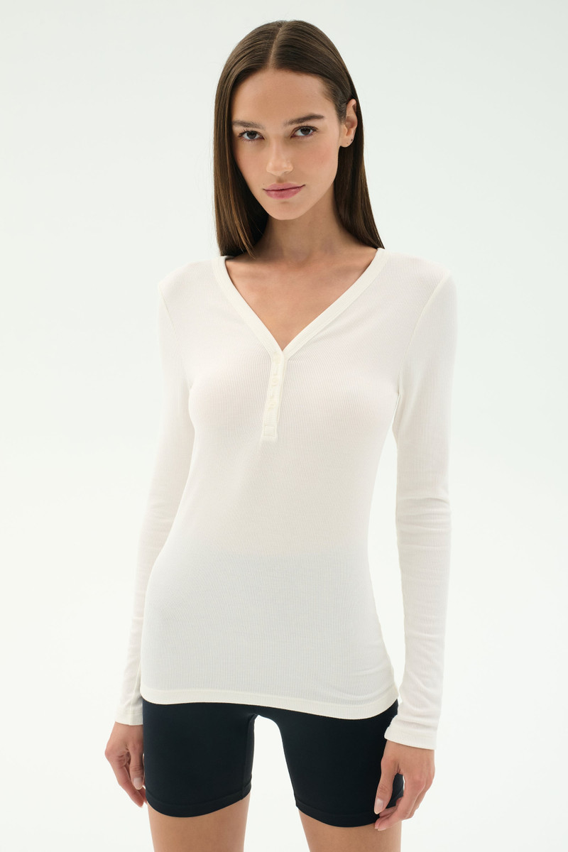 SPLITS59 Louise Rib Henley outlook