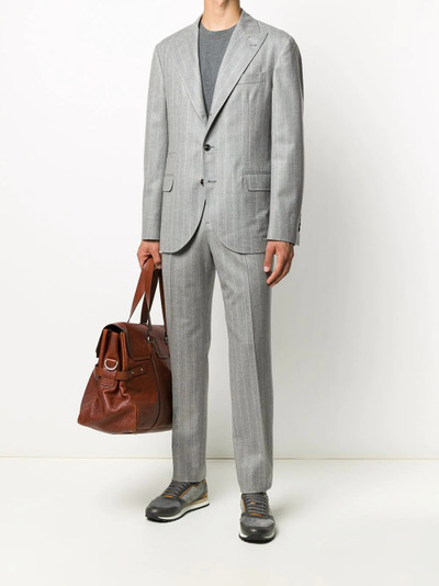 Brunello Cucinelli striped two-piece suit  outlook