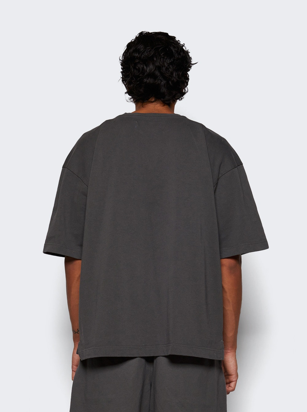 Heavy Weight Tee Dark Grey - 5