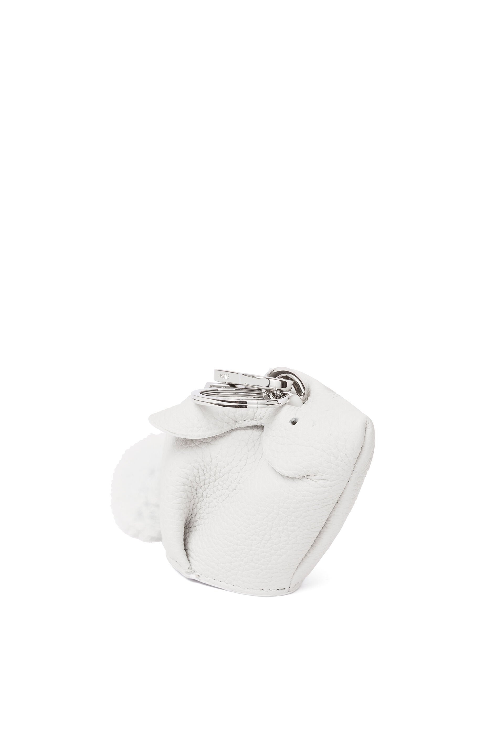 Bunny charm in soft grained calfskin - 3