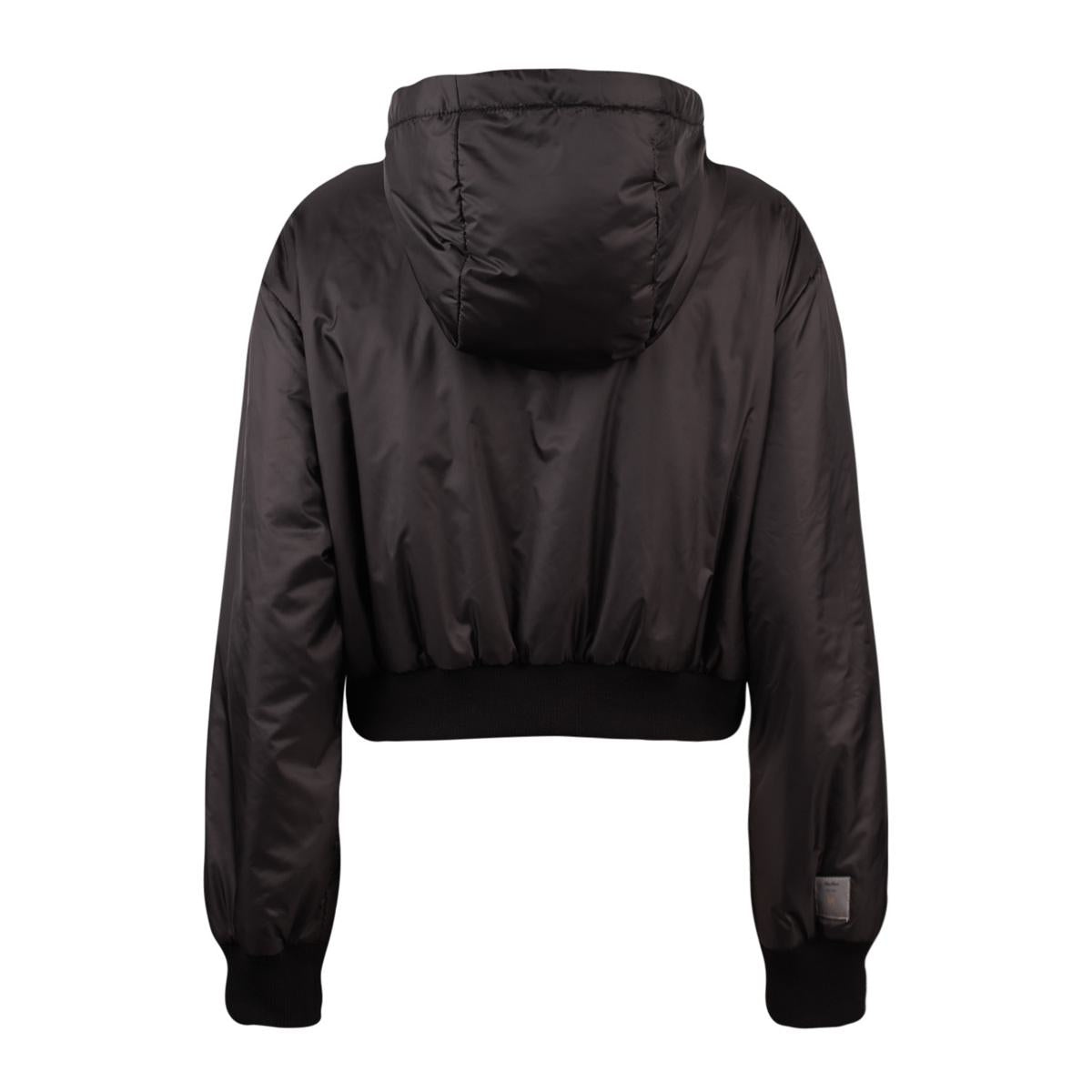 【関税＆送料込み】Max Mara Drip-Proof Canvas Hooded Bomber Max Mara MAX MARA DRIP-PROOF CANVAS HOODED BOMBER JACKET