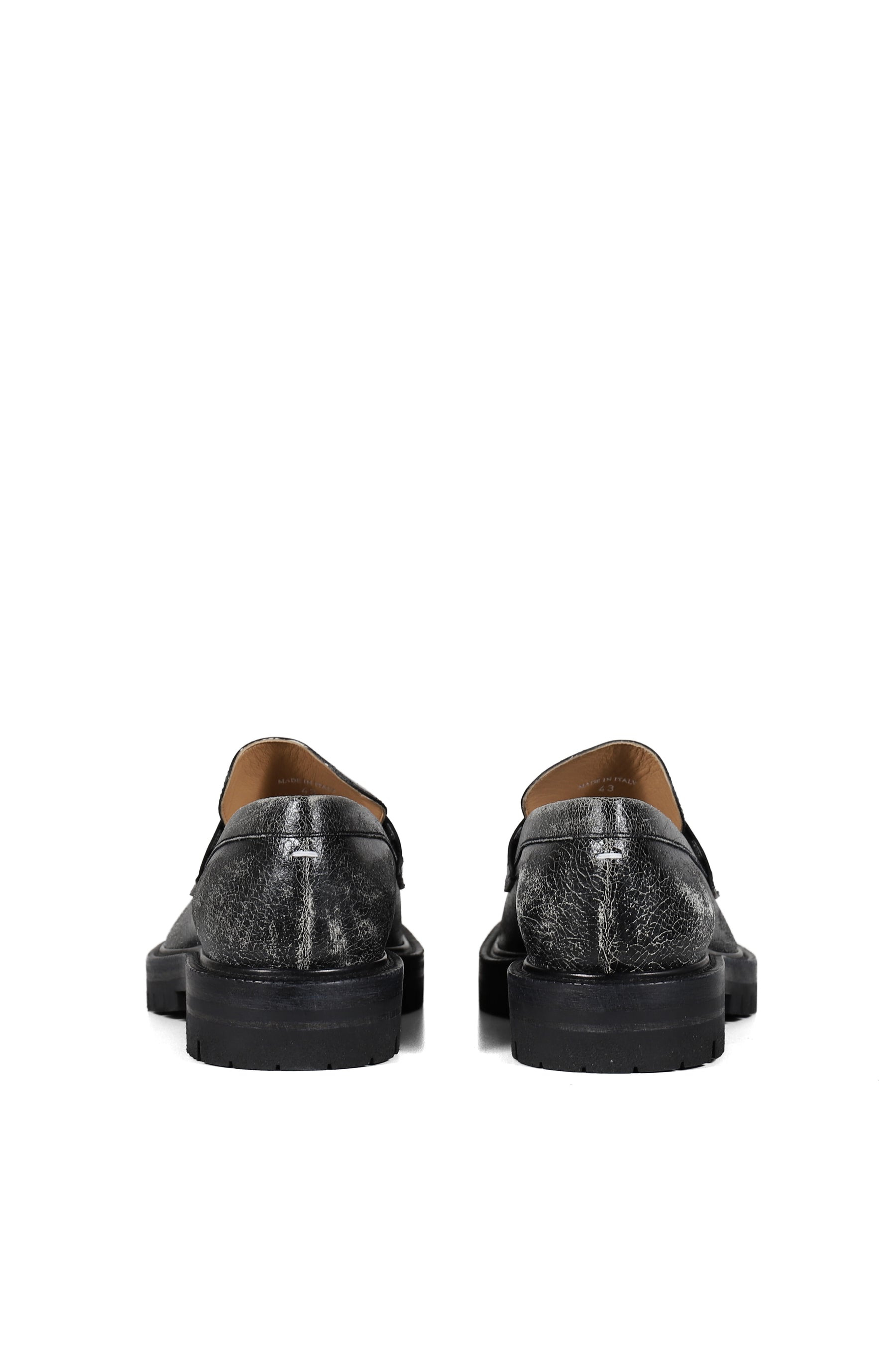 TABI COUNTY LOAFER / BLK WHT - 4