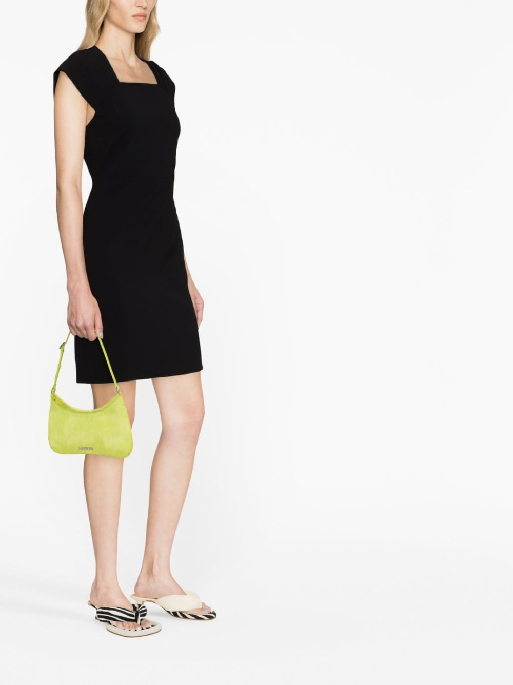square-neck mini dress - 3