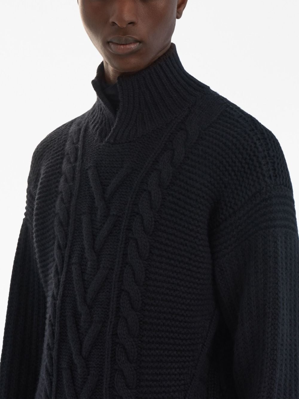 Oasi high-neck cashmere jumper - 5