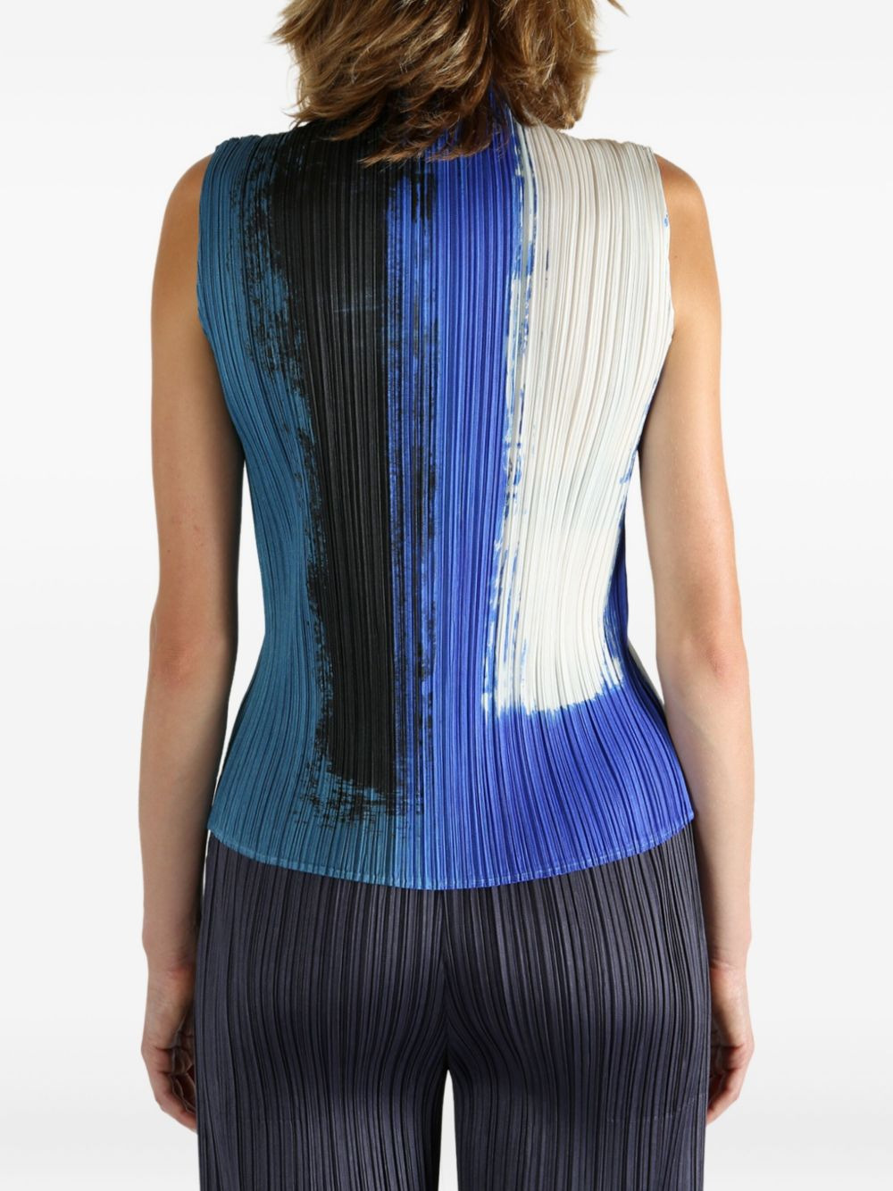 paint-effect pleated top - 5