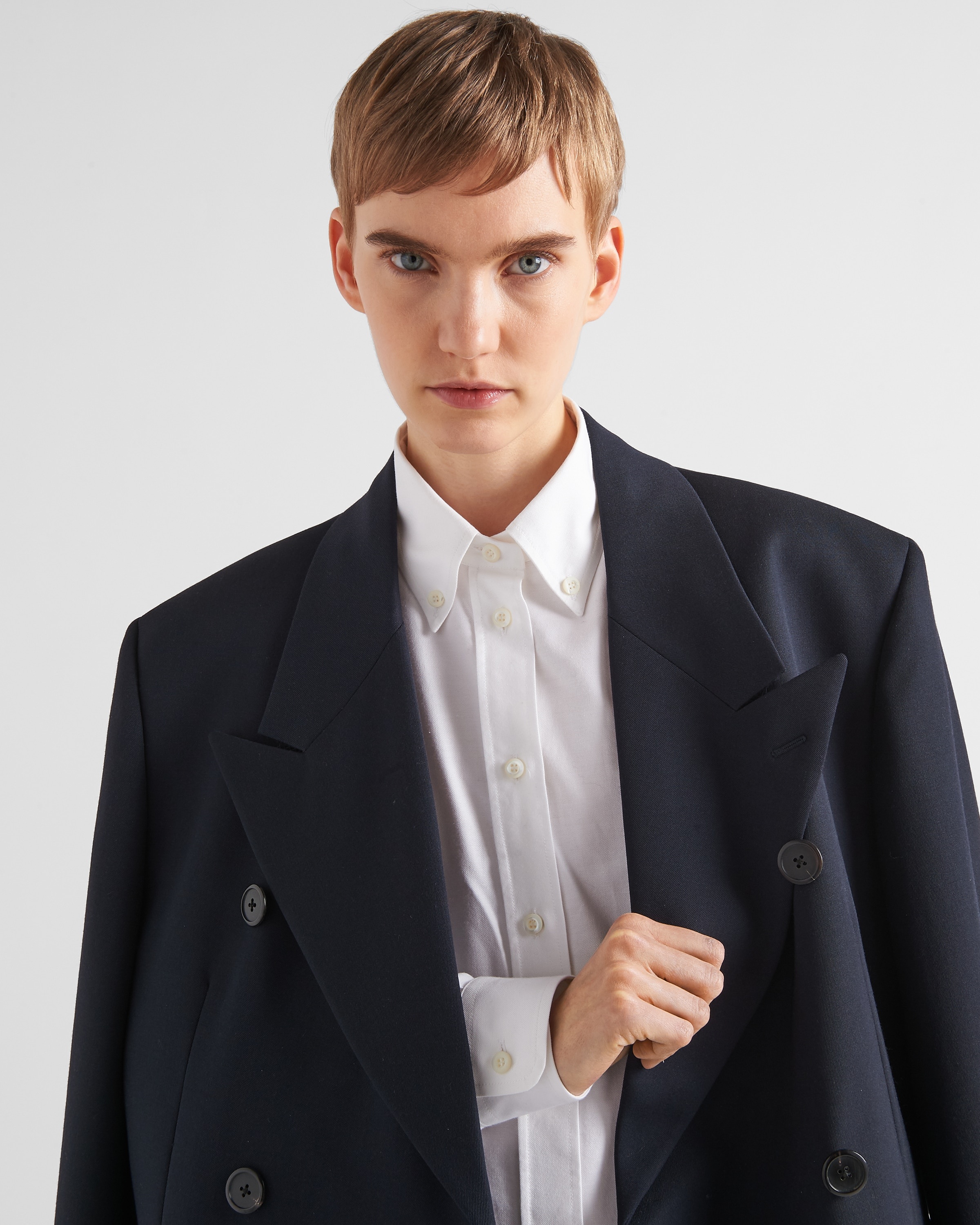 Embroidered Oxford cotton shirt - 4