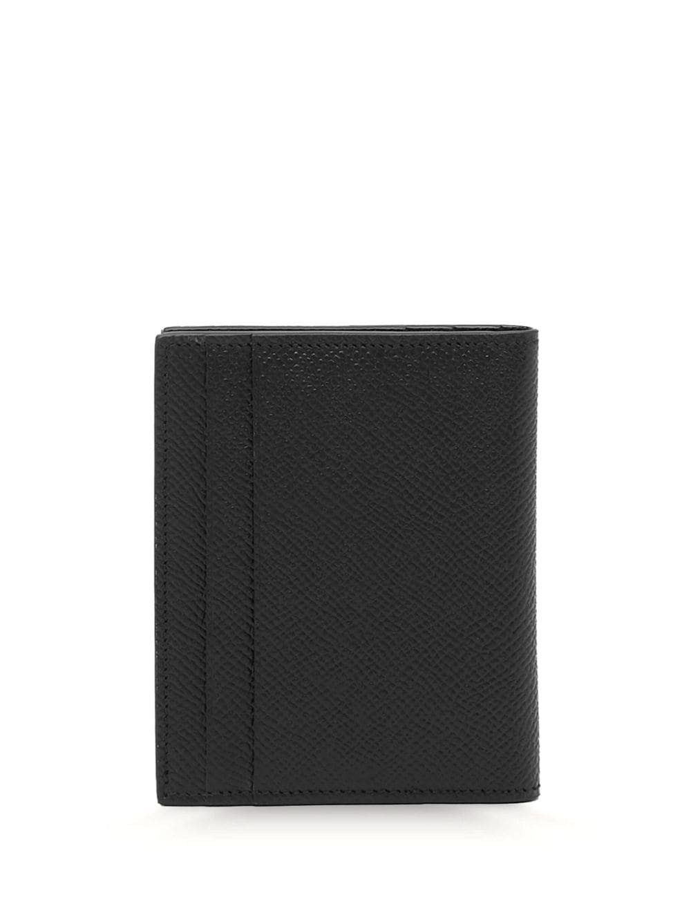 Gancini-plaque leather card holder - 2