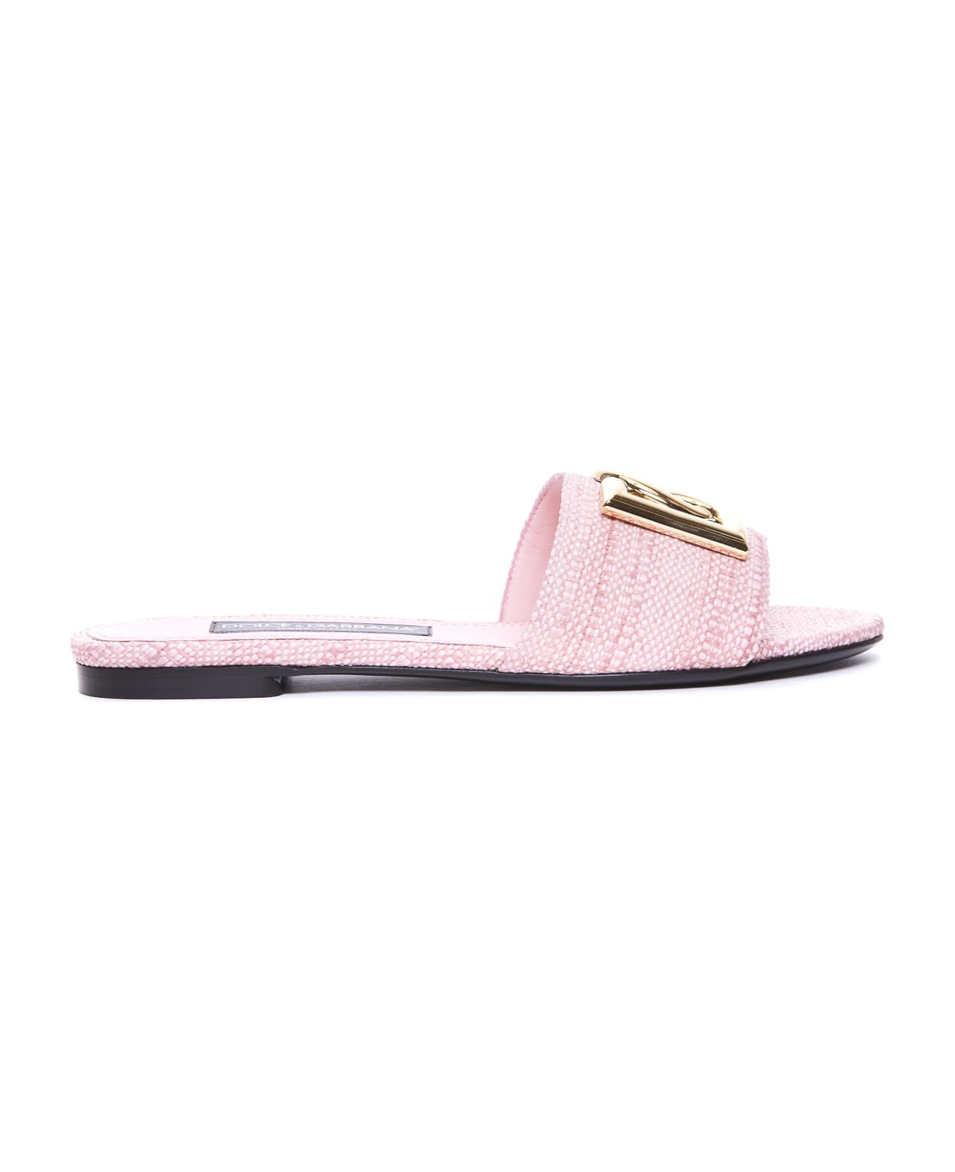 Pink Fabric Slippers - 1