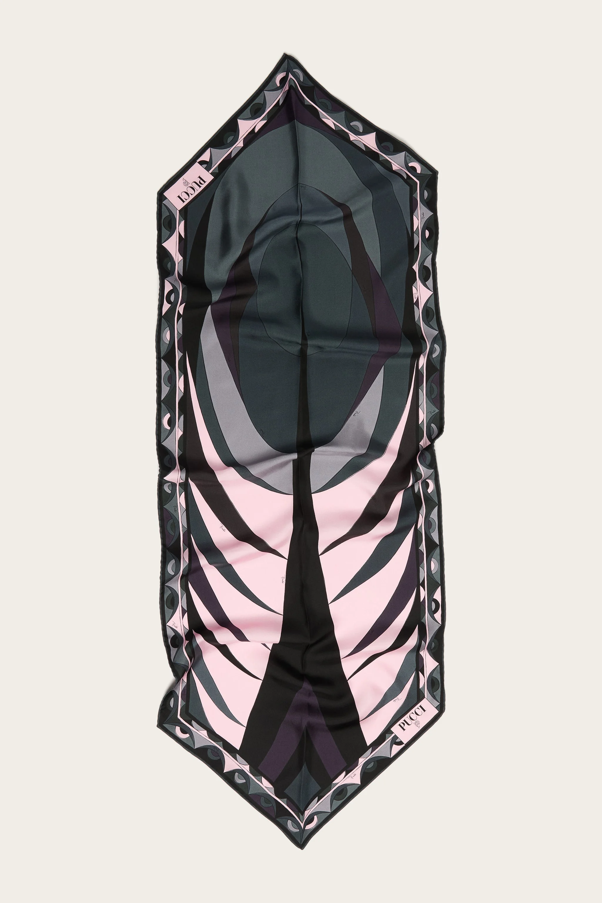 VOLUTE PRINT SILK LOSANGE - 1