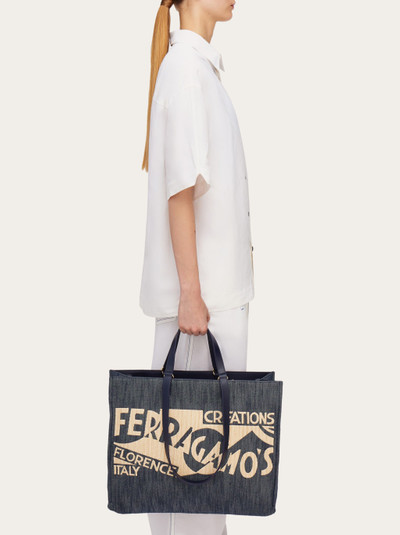 FERRAGAMO Tote bag with logo (L) outlook