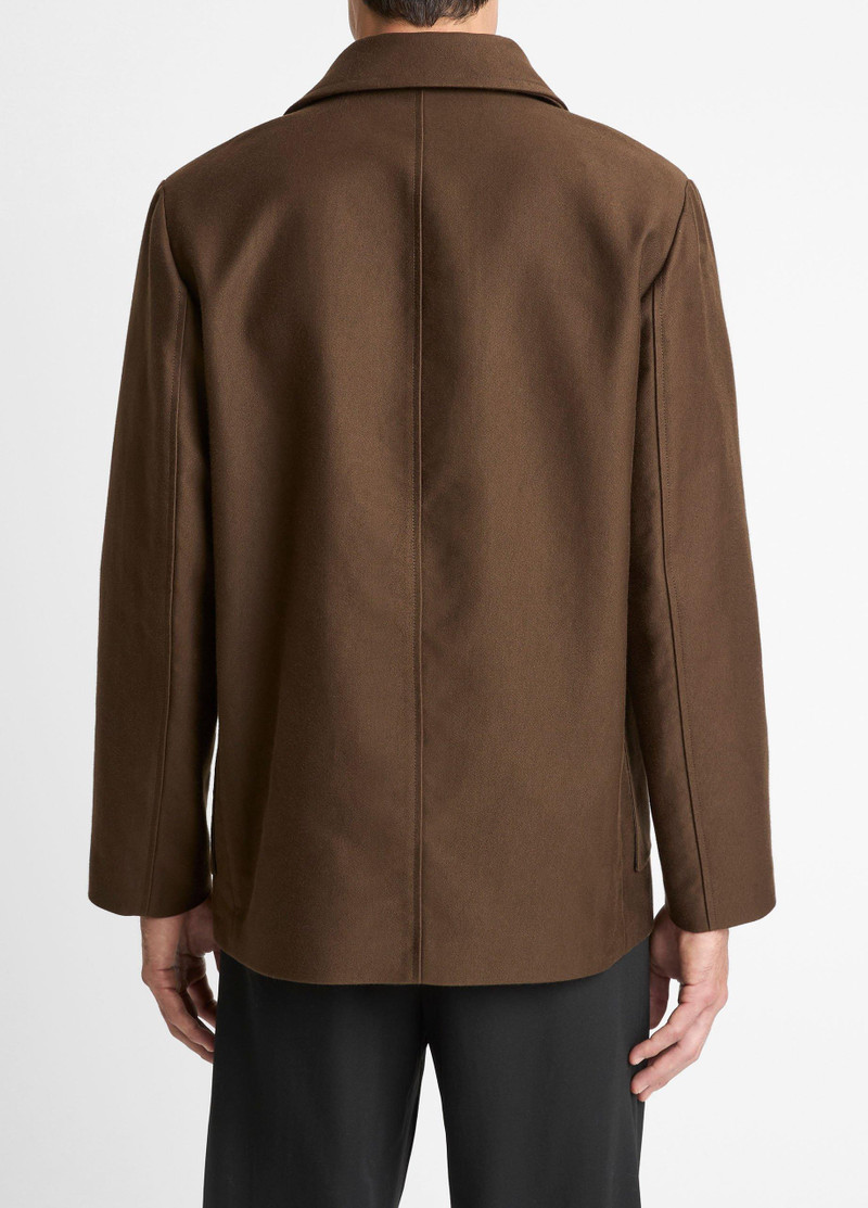 Vince Italian Peached Cotton Peacoat outlook