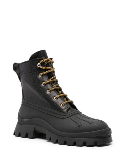 DSQUARED2 lace-up leather ankle boots outlook