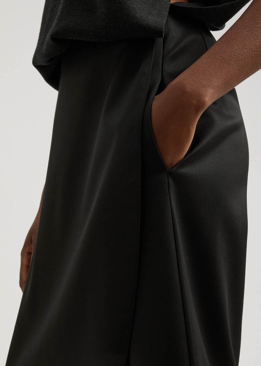 Alaïa Asymmetric Layered Stretch-wool Trousers - 5