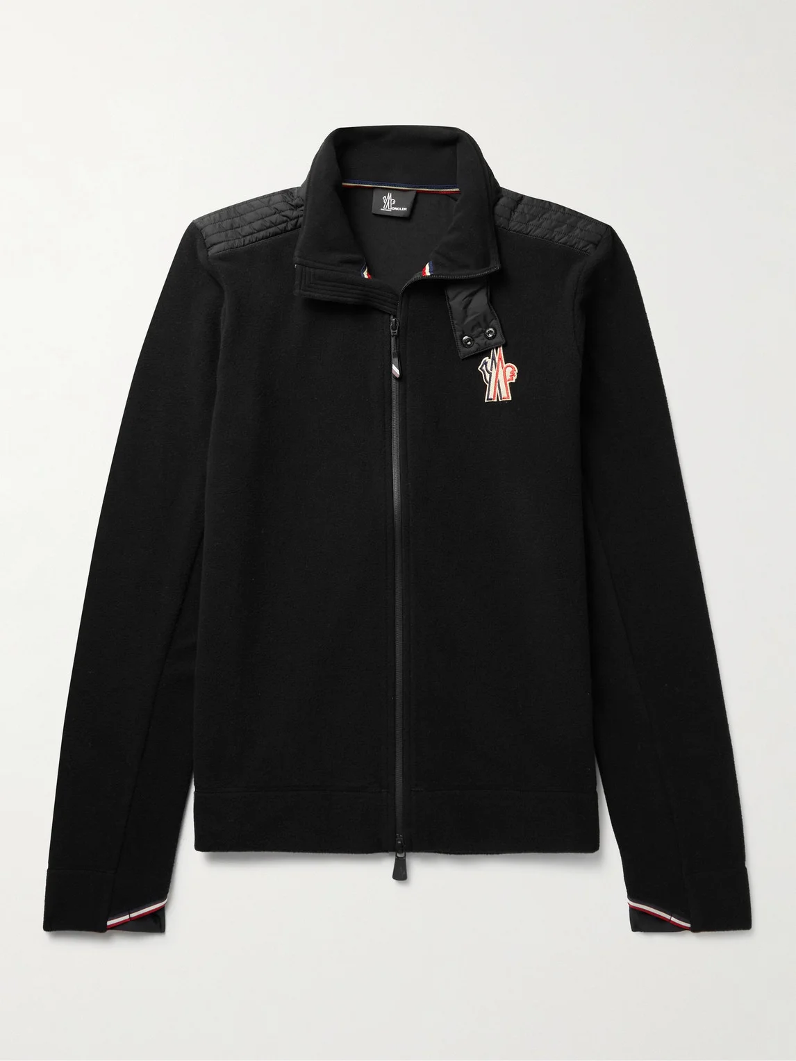 Logo-Appliquéd Fleece Zip-Up Ski Base Layer - 1