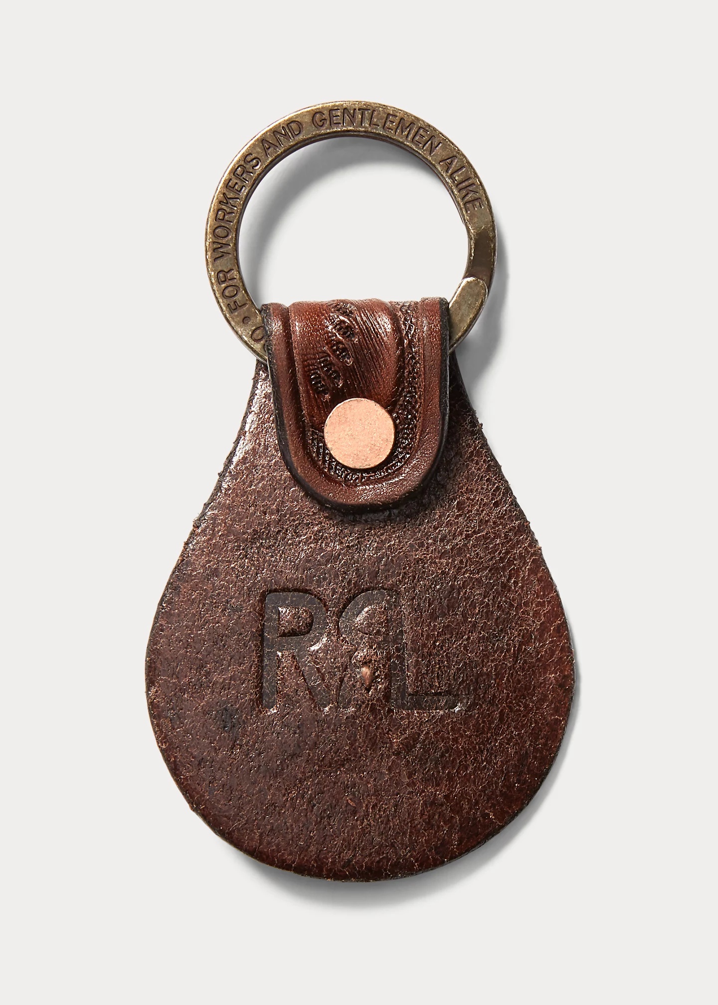 Tooled Leather Key Fob - 2