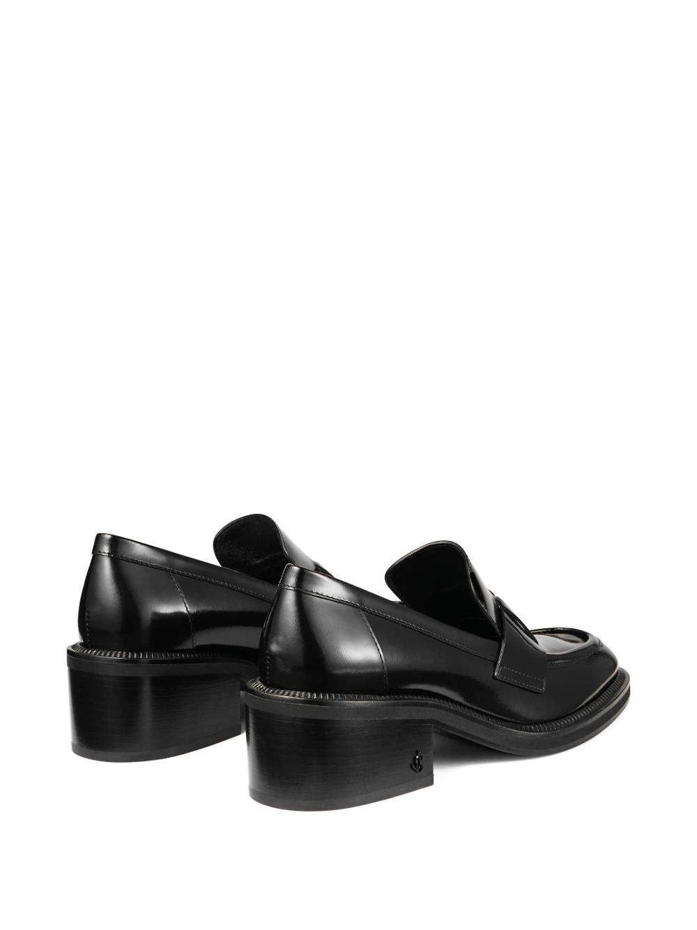 50mm Tylor leather block-heel loafers - 4