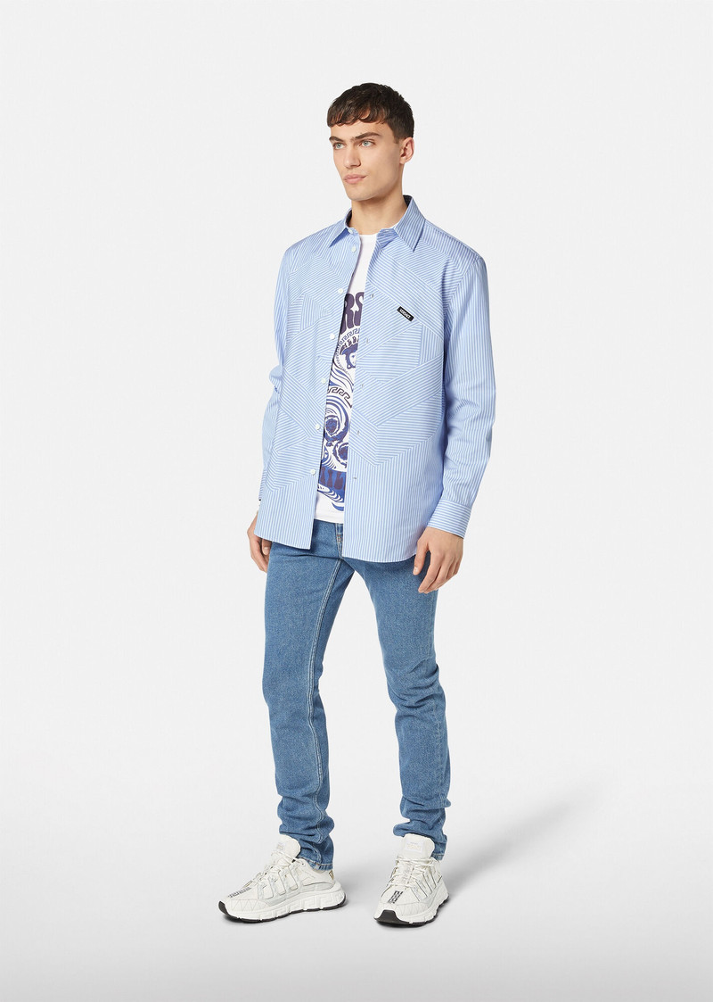 La Greca Pinstripe Shirt 4