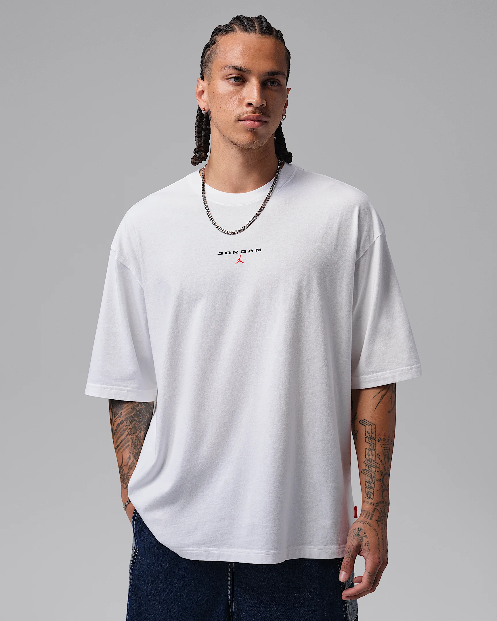 Jordan Flight Essentials Men's Oversized Patch T-Shirt - 1