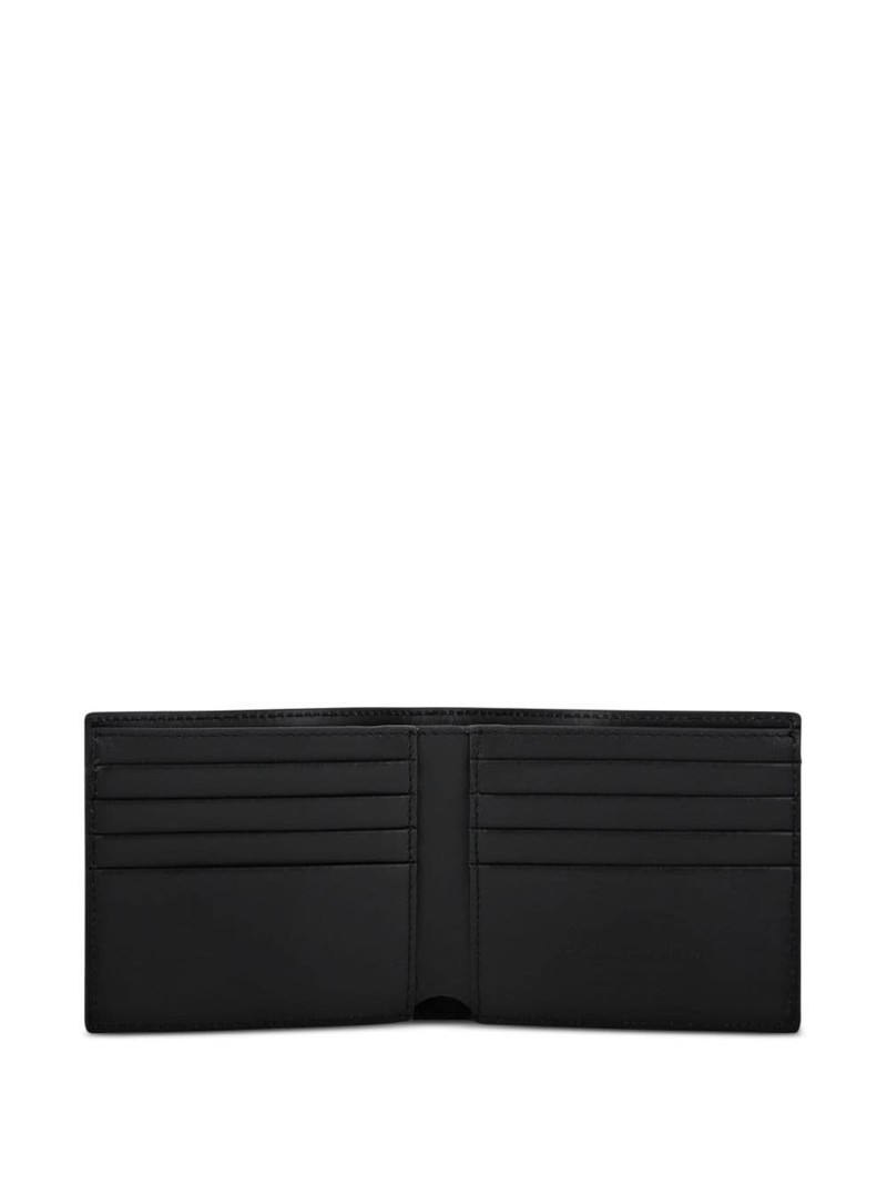 PHILIPP PLEIN logo-plaque bi-fold wallet outlook