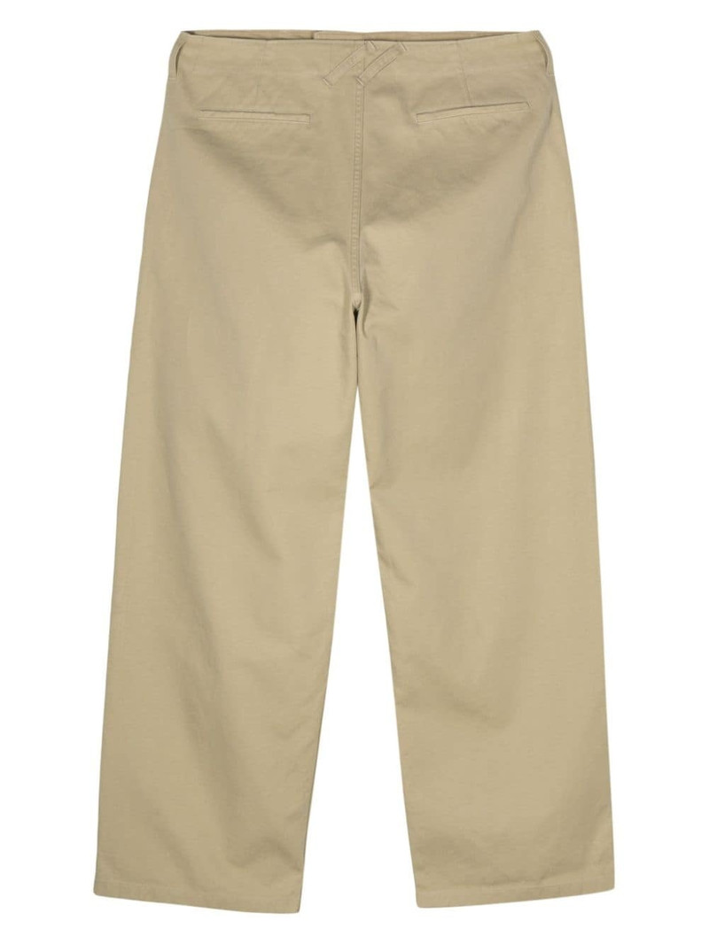 Burberry cotton wide-leg trousers outlook
