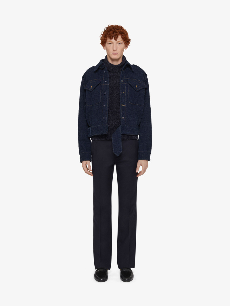 Givenchy JACKET IN BOUCLE DENIM outlook