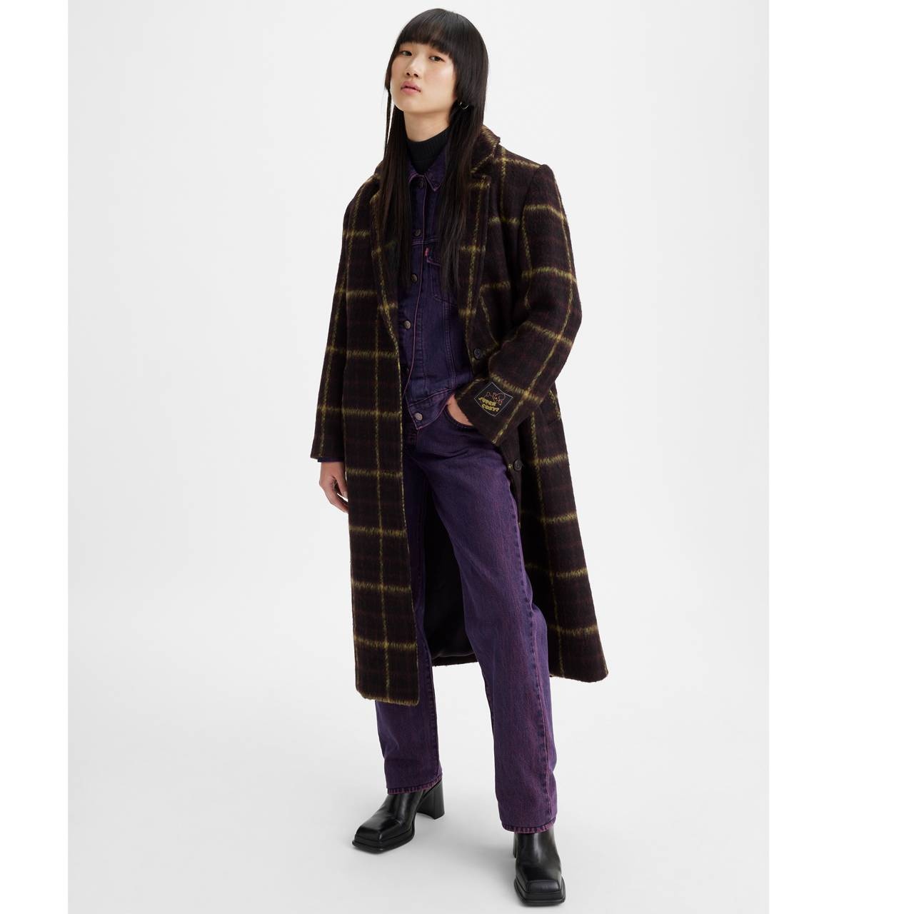 OFF CAMPUS WOOLY COAT - 3