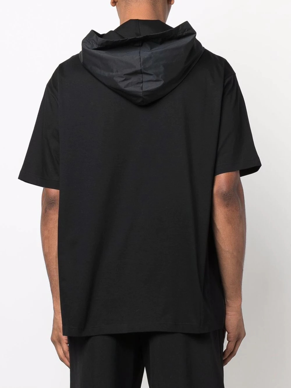 drawstring hooded T-shirt - 4