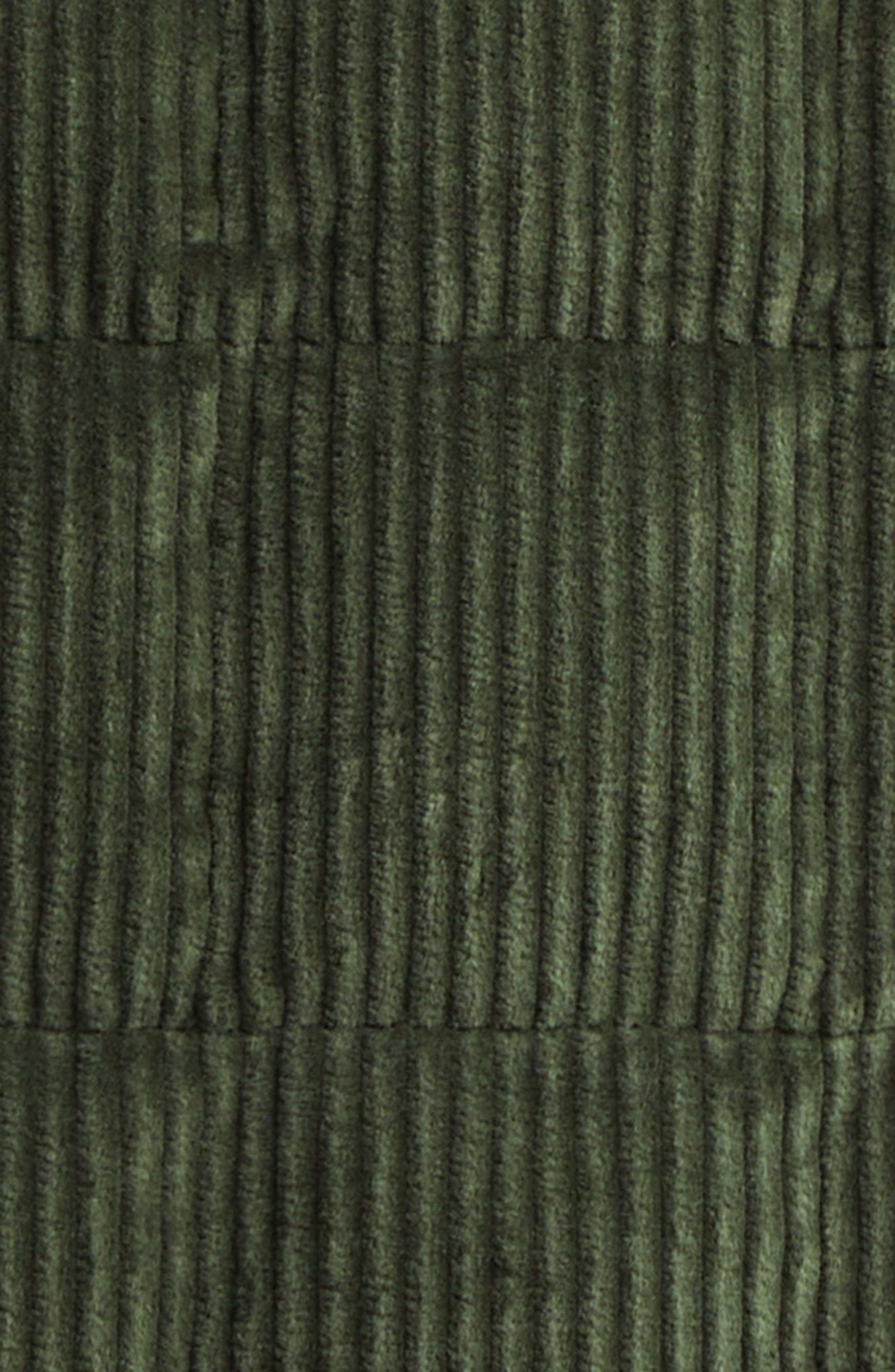 Moncler Gelt Corduroy Puffer Down Shirt Jacket in Thyme at Nordstrom - 5