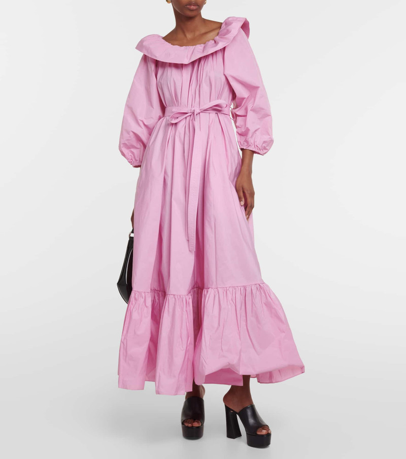 PATOU Off-shoulder faille maxi dress outlook