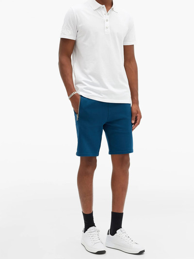 Balmain Logo-embossed cotton shorts outlook