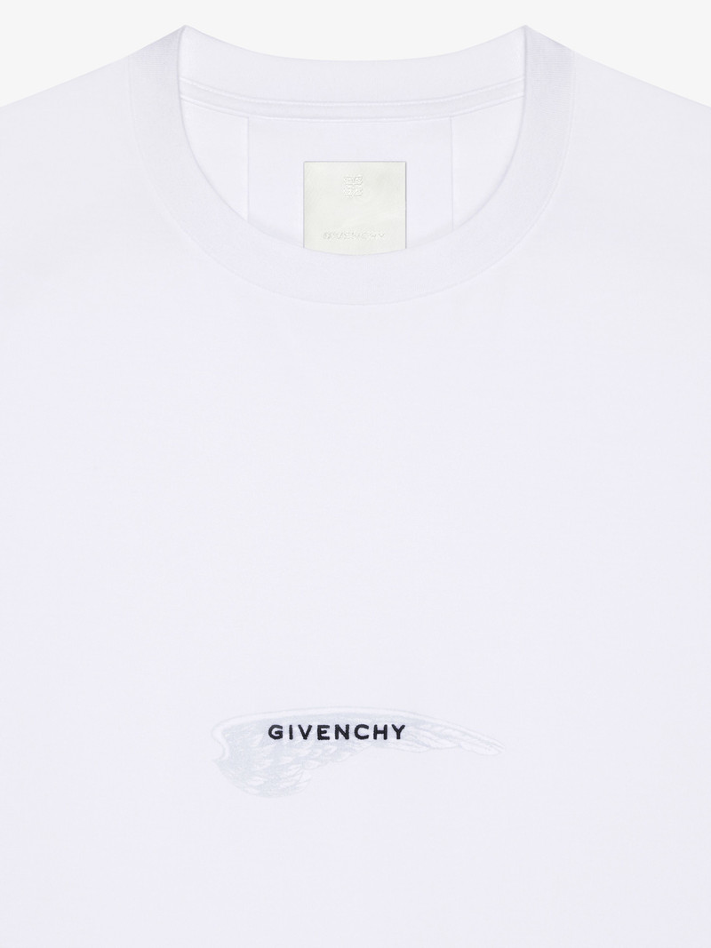 Givenchy T-SHIRT IN COTTON GIVENCHY WINGS outlook