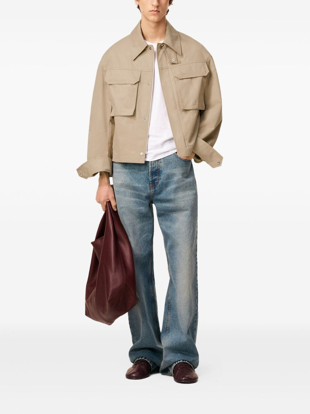 cotton bomber jacket - 3