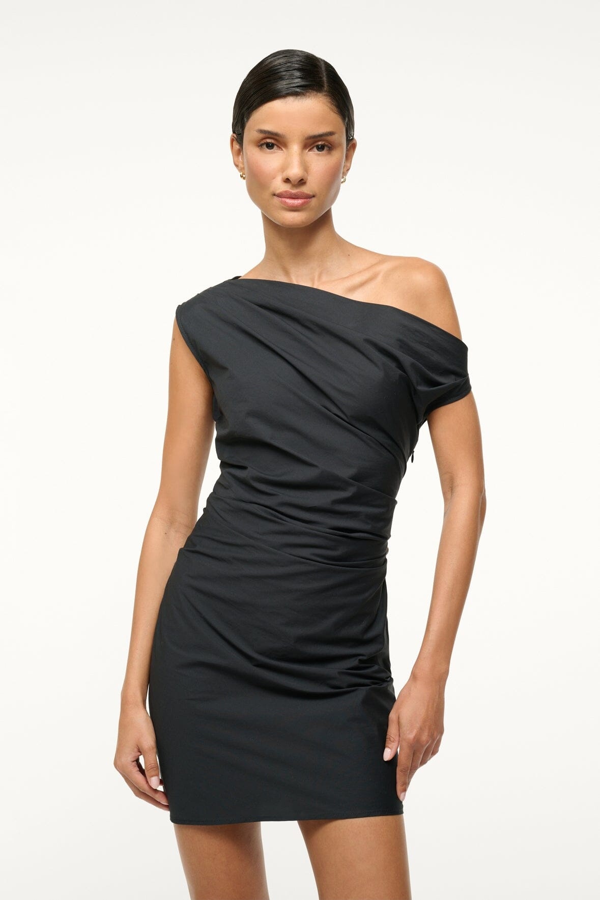 STAUD PHARE MINI DRESS BLACK - 6