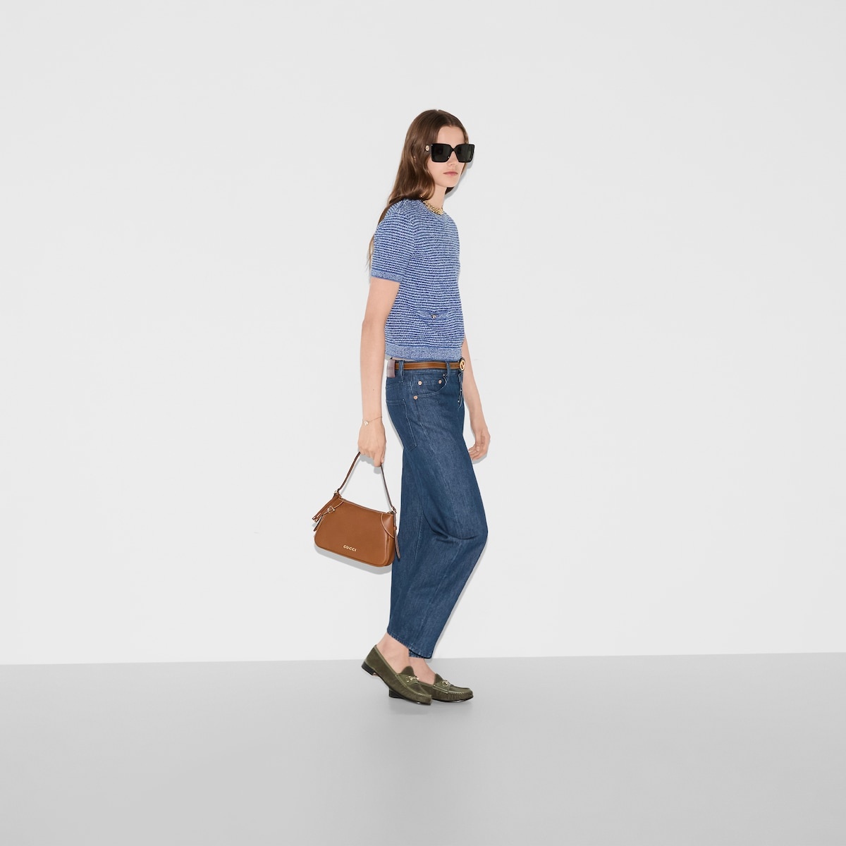 Straight fit denim pants - 6