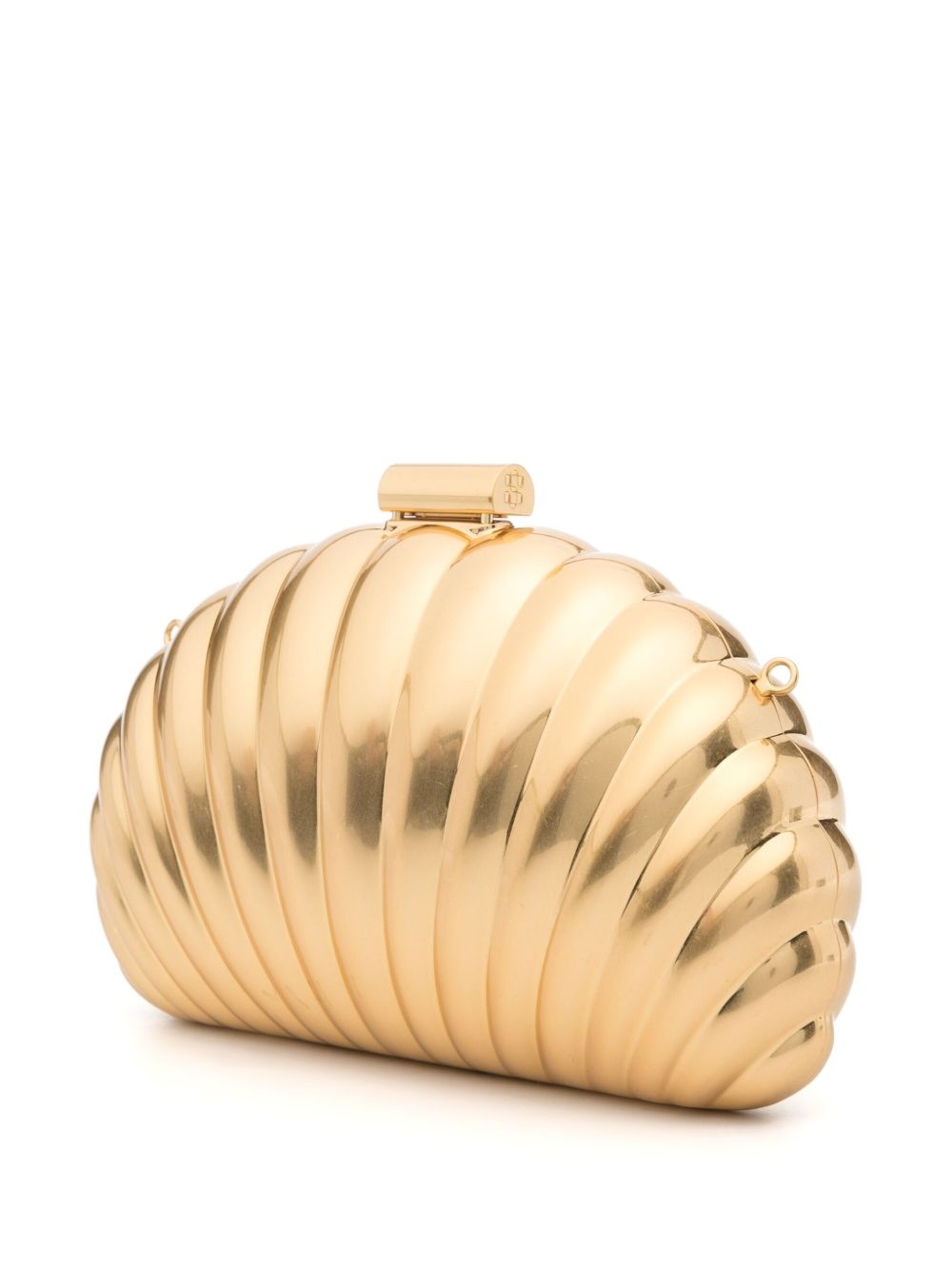 Monet shell-motif clutch bag - 2