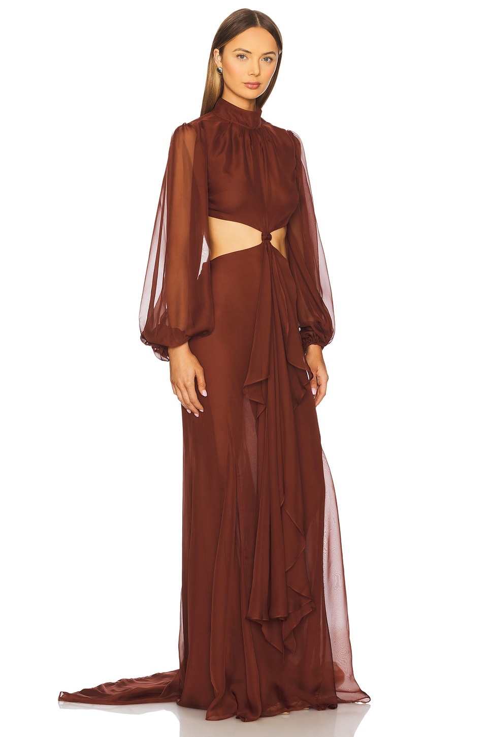 VESTIDO DE CHIF&Oacute;N ROSALINDA - 3