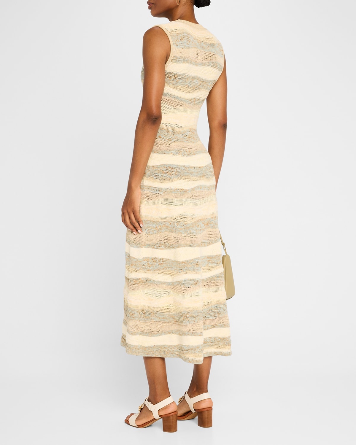 Gaia Knit Sleeveless Midi Dress - 4