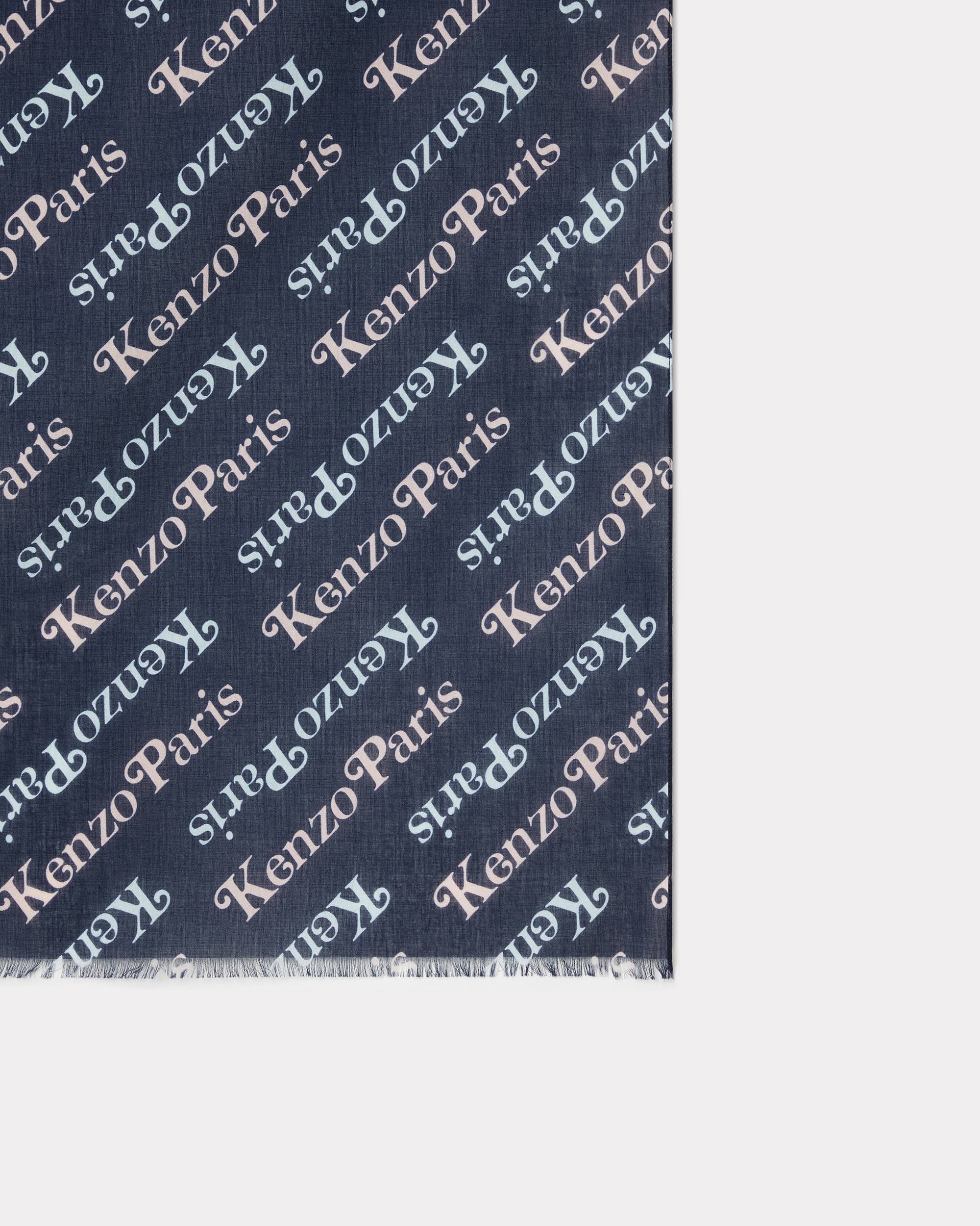 'KENZOGRAM' cotton scarf - 2